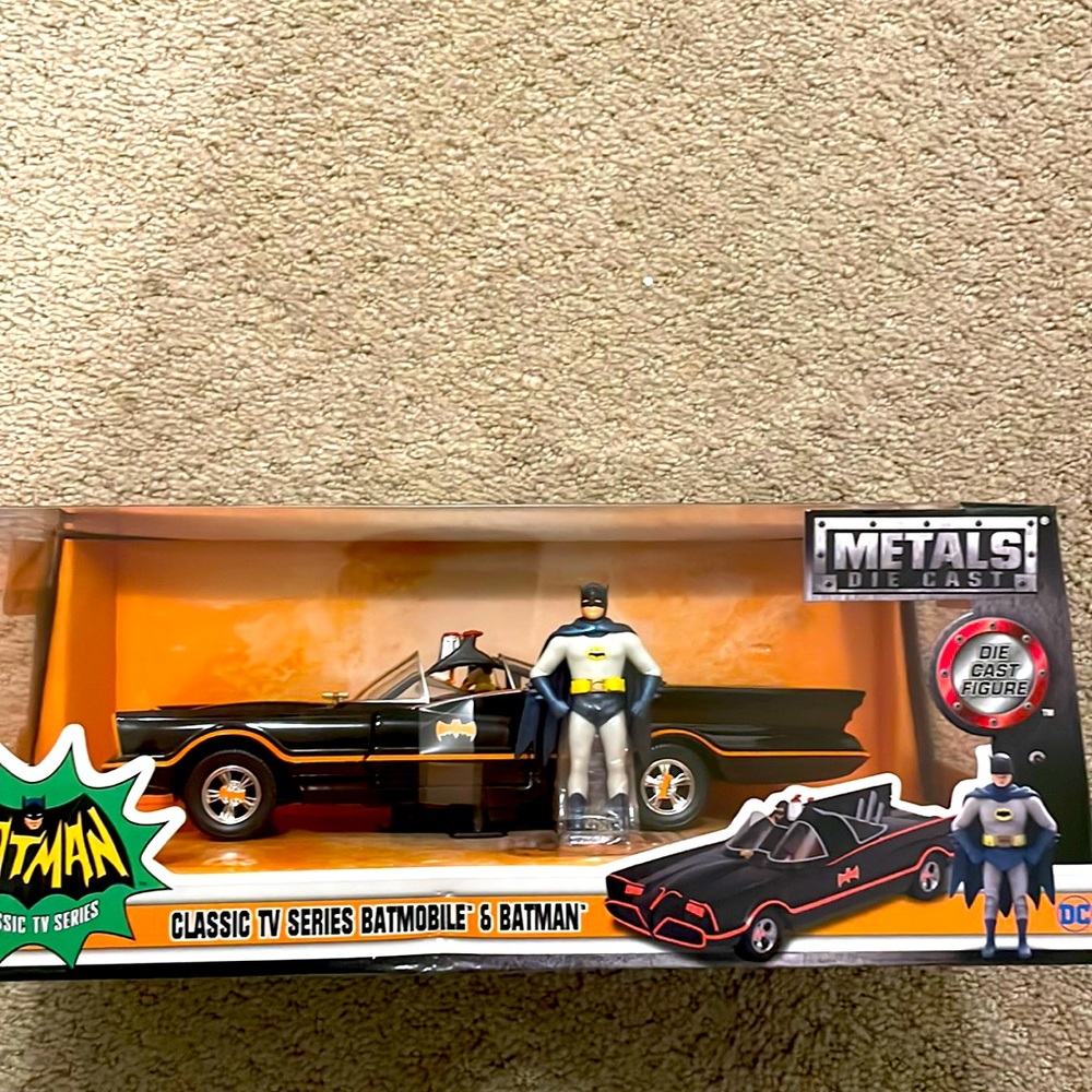 Diecast metal is 1960s Batmobile